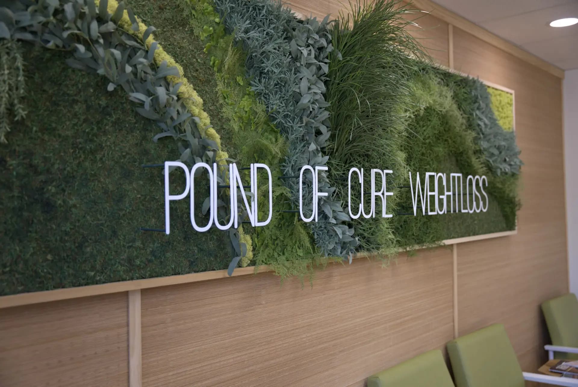 Pound of Cure Weight Loss lobby in Tucson, AZ