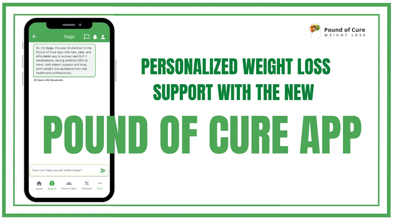 Personalized Weight Loss Support App with Pound of Cure